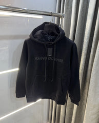 Arman i Exchange Black Logo Print Imported Hoodie