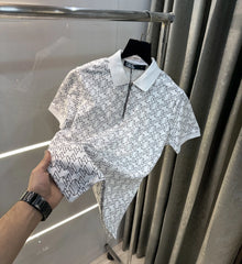Karl Lagerfled White Imported Polo T-Shirt
