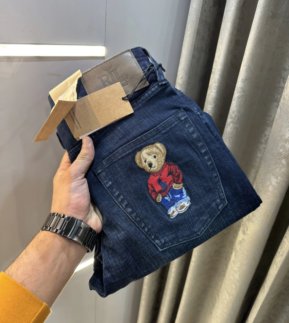 Ralph  Lauren Dark Blue Teddy Edtion Imported Denim