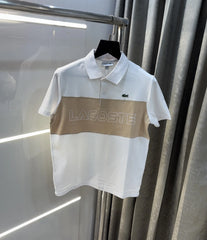 Lacost e White Logo Work Premium Polo T-Shirt