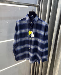 Ralph  Lauren Blue Brushing Checks Premium Shirt