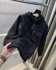 Arman i Exchange Black Logo Work Imported Hoodie