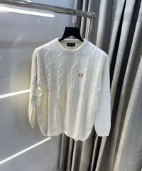 Fredperry White Embroidery Logo Imported Pull Over