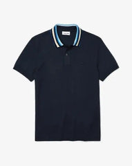 Lacost e Navy Blue Embroidery Logo Premium Polo T-Shirt