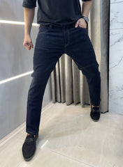 Ferragamo Dark Blue Imported Classic Denim