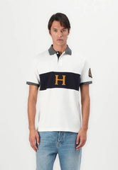 Hacket Cream Logo Work Premium Polo T-Shirt