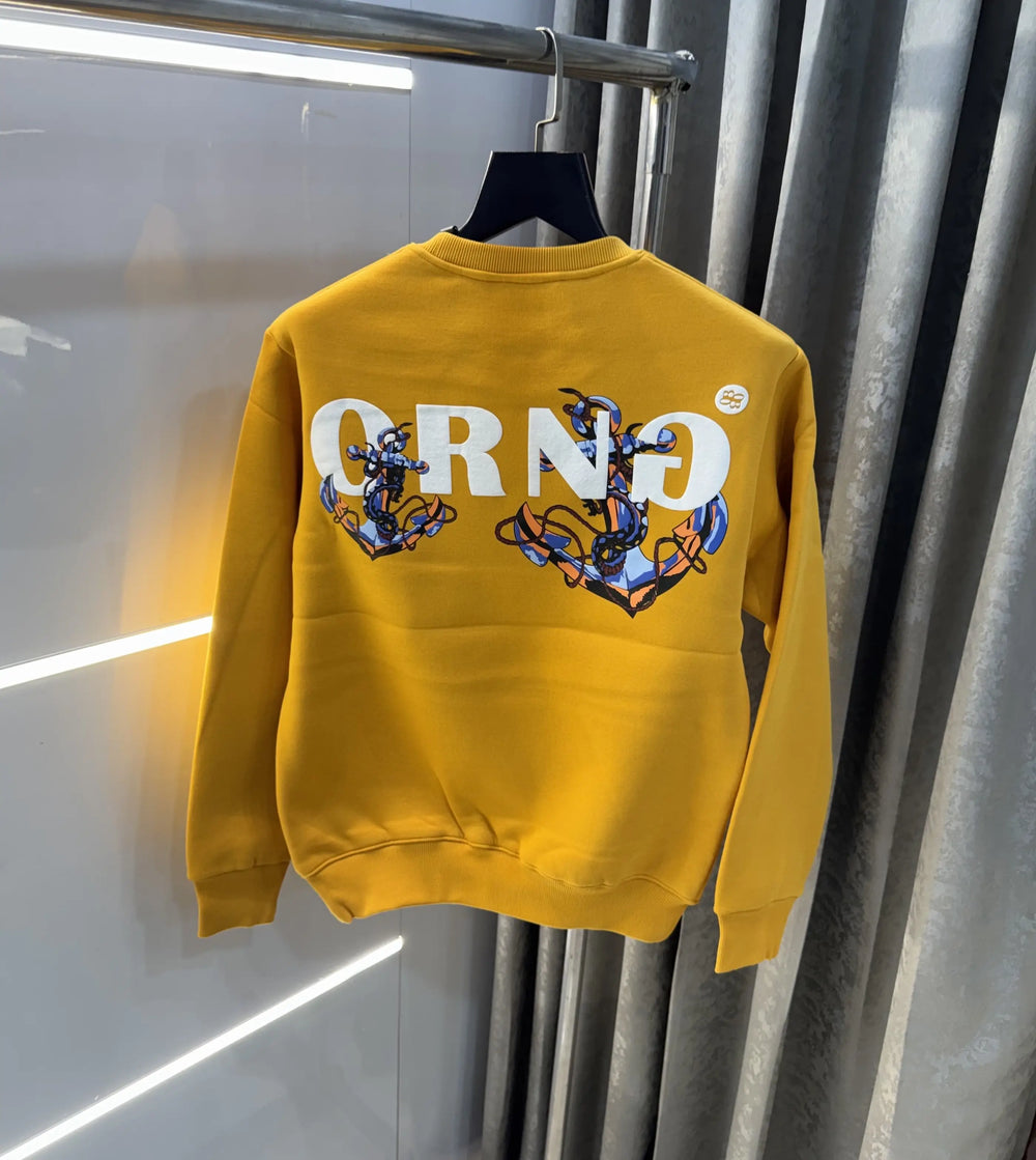 Bluorang Mango Logo Back Print Premium Sweatshirt