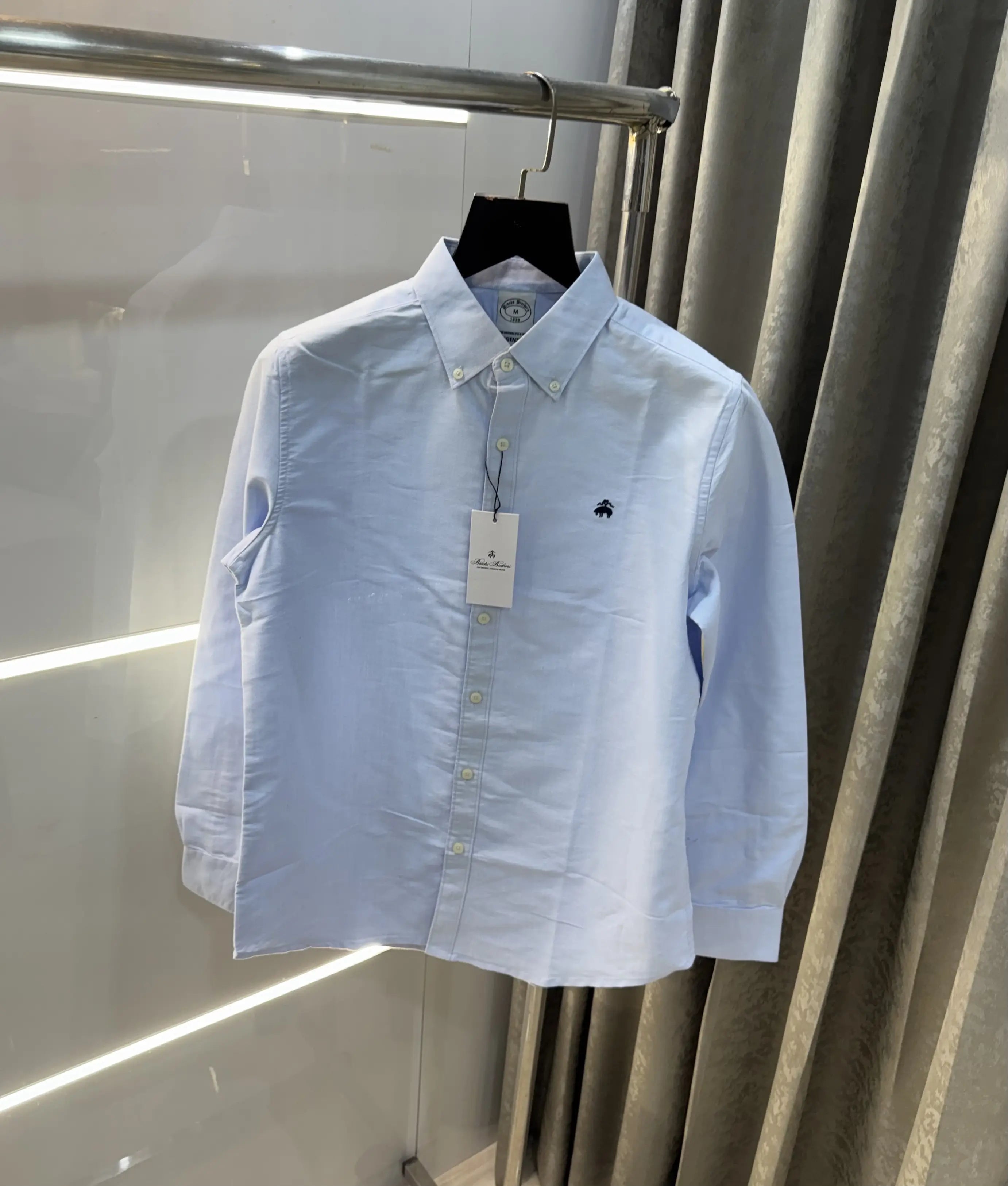 Brooks Brother Sky Blue Oxford Premium Shirt