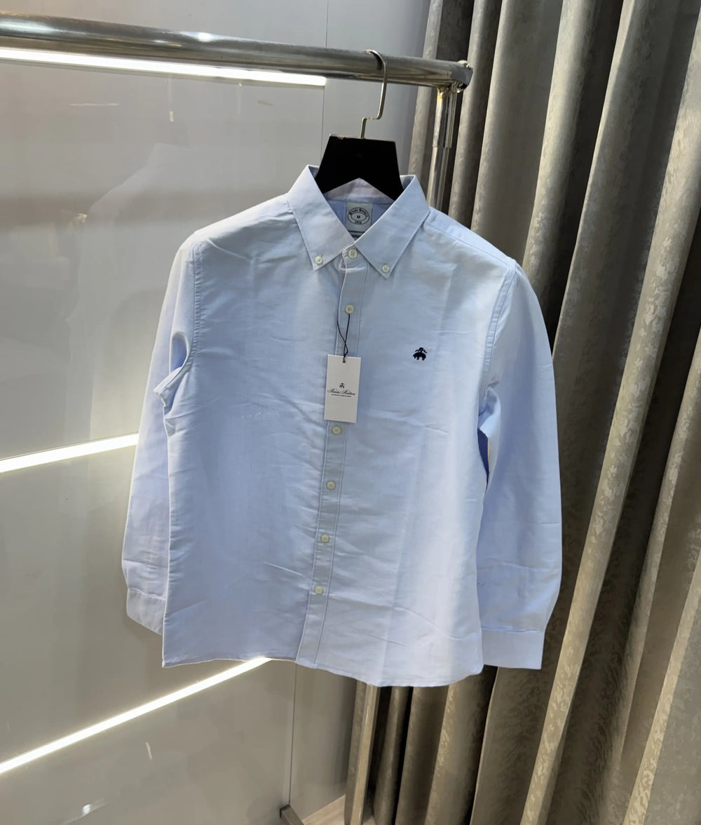 Brooks Brother Sky Blue Oxford Premium Shirt