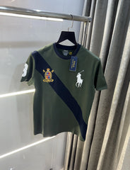 Ralph Lauren Green Logo Work Imported T-Shirt