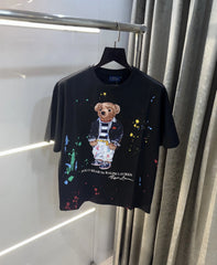 Ralph Lauren Black Teddy 🧸 Edition Imported Oversized T-Shirt