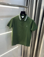 Calvin  Klein Olive Embroidery Logo Premium Polo T-Shirt