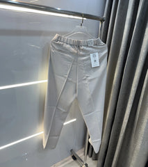 Loewe Cream Premium Imported Belt Strech Trouser