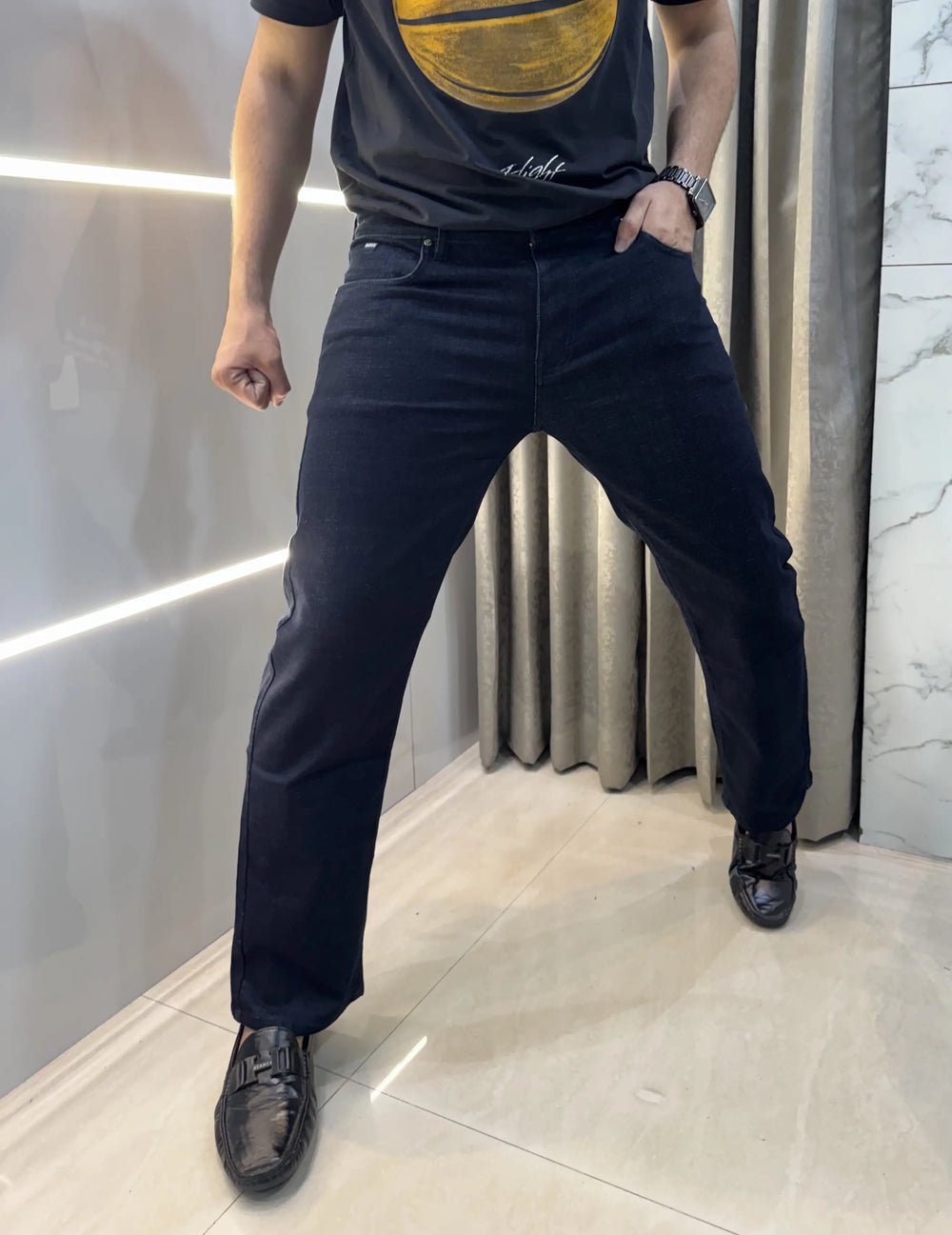 Hugo Boss dark  Blue Imported Classic Denim