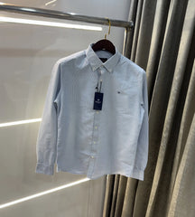 Hacket Sky Blue Logo Work Classic Shirt