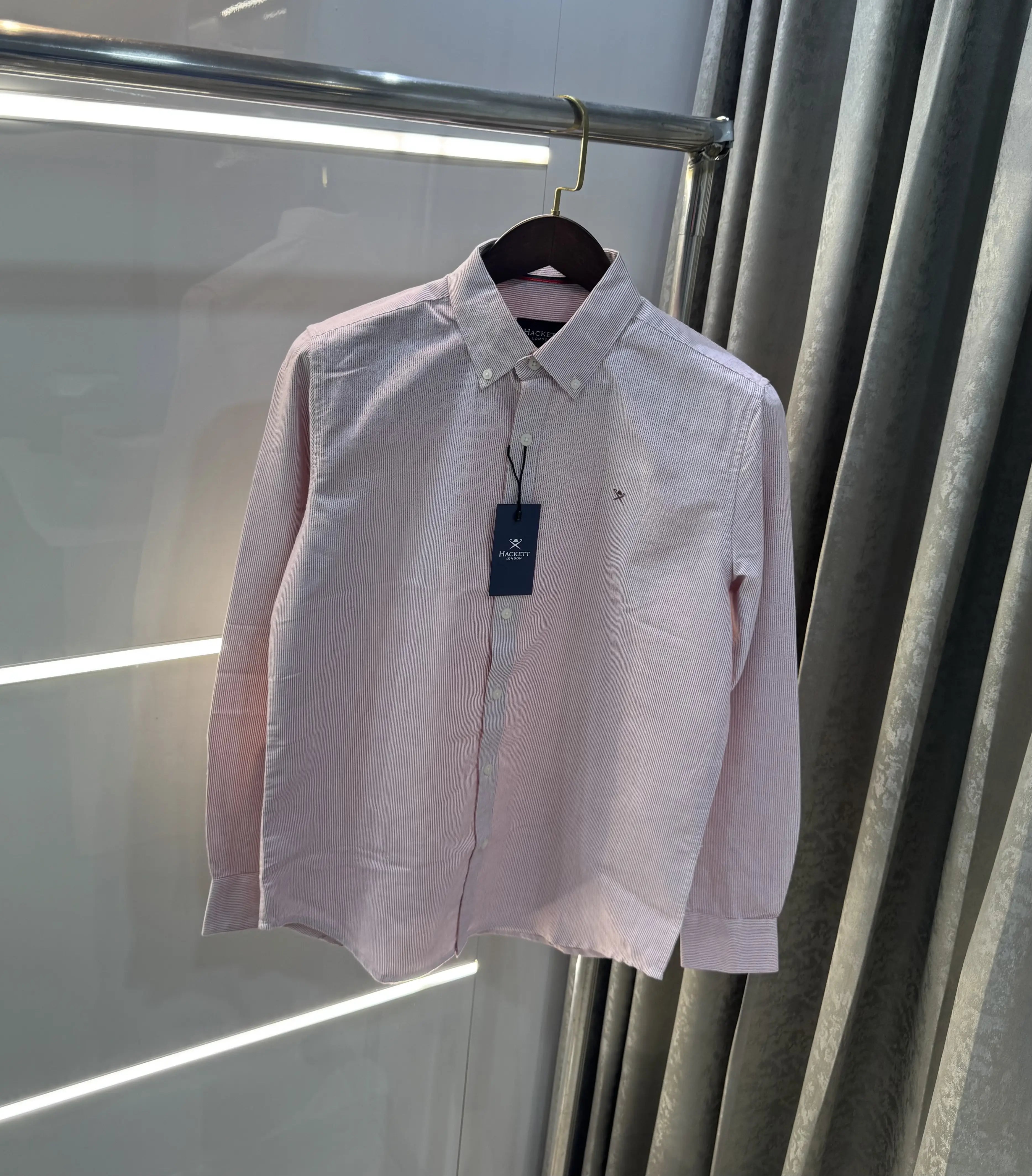 Hacket Milange Logo Work Classic Shirt