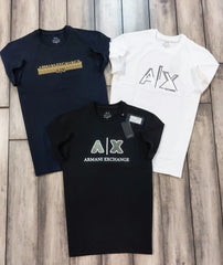 Arman i Exchange Black Logo Print Imported T-Shirt