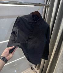 Hugo Bos s Black Embroidery Logo Imported Shirt