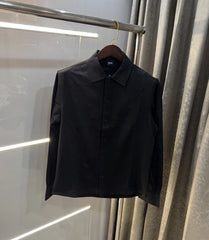 Hugo Bos s Black Embroidery Logo Imported Shirt