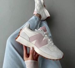 WMN NE.W BALANCE 327 GREY PINK WOMEN