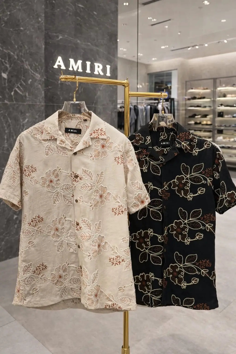 Amiri Brown Designer Premium Shirt