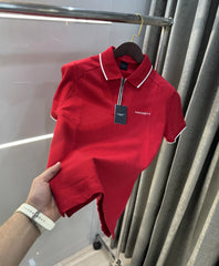 Hacket Red Logo Work Premium Polo T-Shirt
