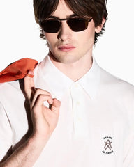 Arman i Exchange White Logo Work Premium Polo T-Shirt