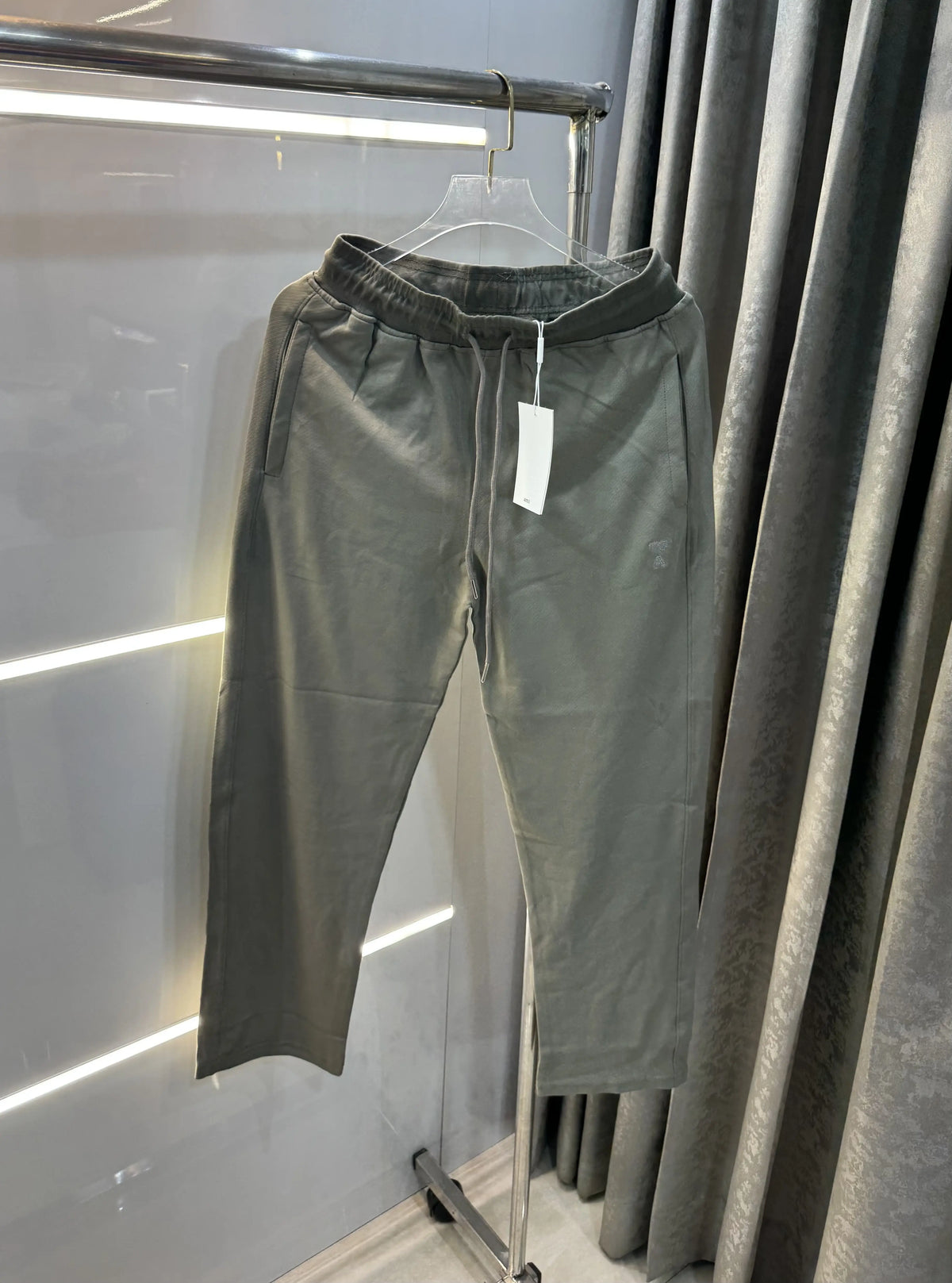 Ami Paris Olive Logo Work Premium Trackpant