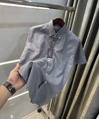 Ralph  Lauren Dark Grey Premium Linen Shirt