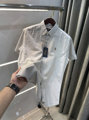 Ralph  Lauren Grey Premium Linen Shirt