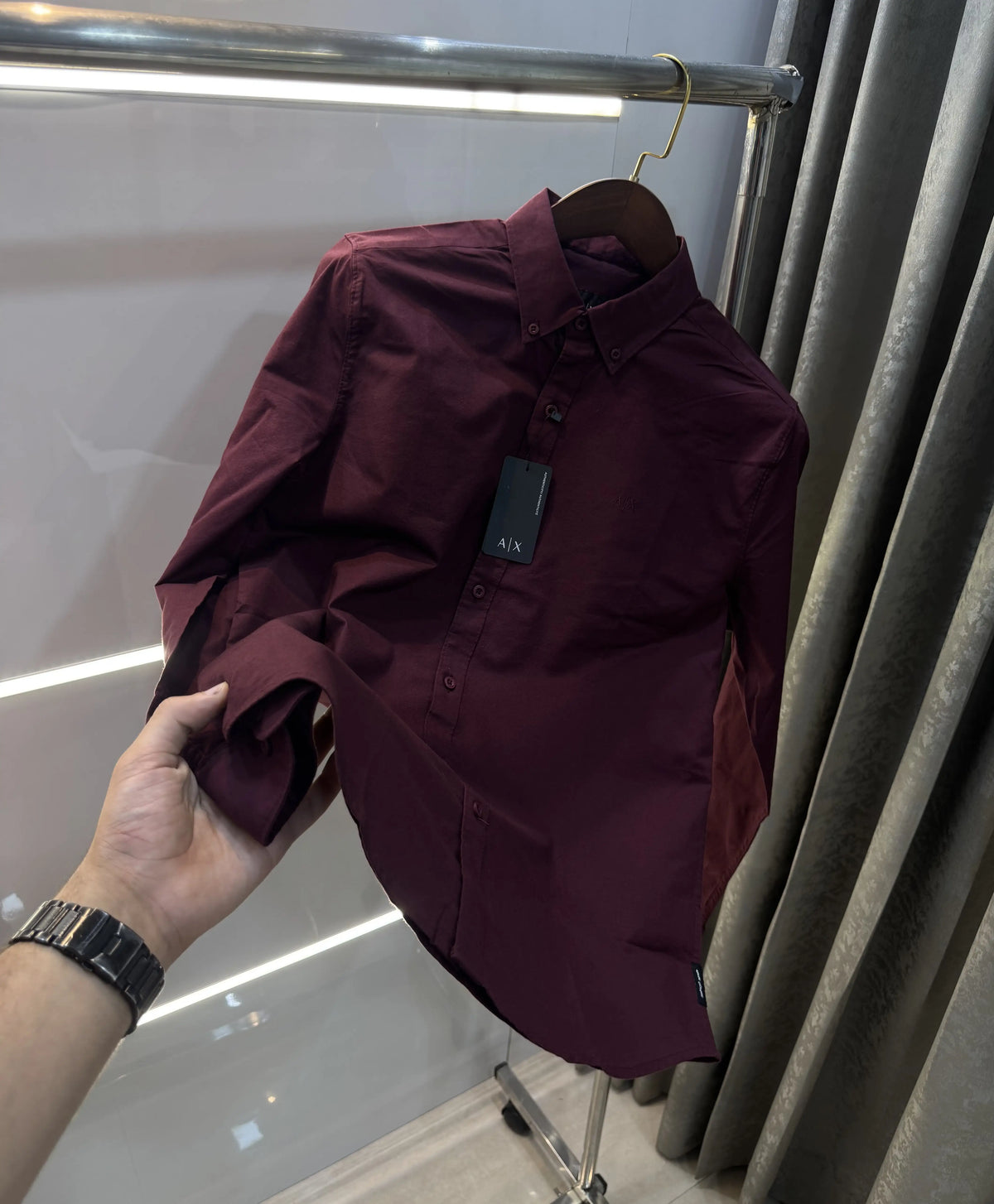 Armani Exchange Wine Premium Shirt