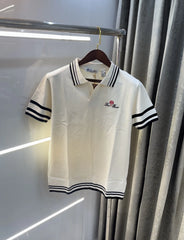 Loro Piana Cream Premium Polo T-shirt