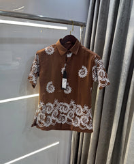 Amiri Light Brown Designer Premium Shirt