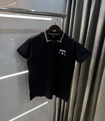 Hugo  Boss Black Premium Polo T-shirt With Box Packing