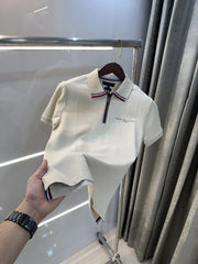 Tommy Hilfiger Cream Premium Polo T-shirt