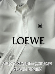 Loewe Wine Embroidery Logo Shirt With Premium Box Packing