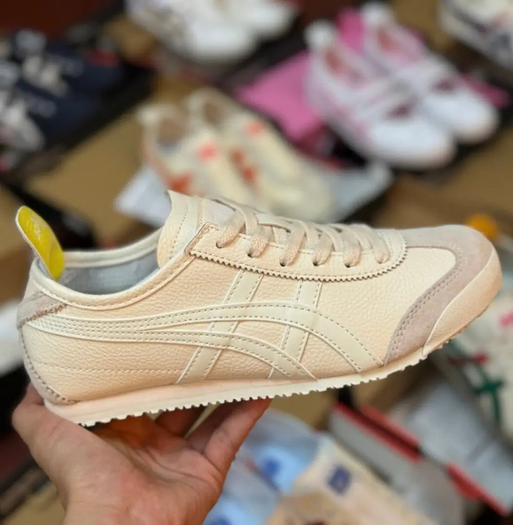 Onitsuka Tiger Mexico 66 Beige  Light Yellow  Sage  7A Premium Sneakers (D-2069)