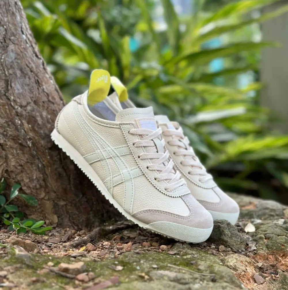 Onitsuka Tiger Mexico 66 Beige  Light Yellow  Sage  7A Premium Sneakers (D-2069)