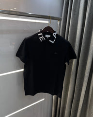 Lacost e Black Logo Work Premium Polo T-Shirt