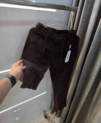Calvin Klein Brown Premium Linen Trouser
