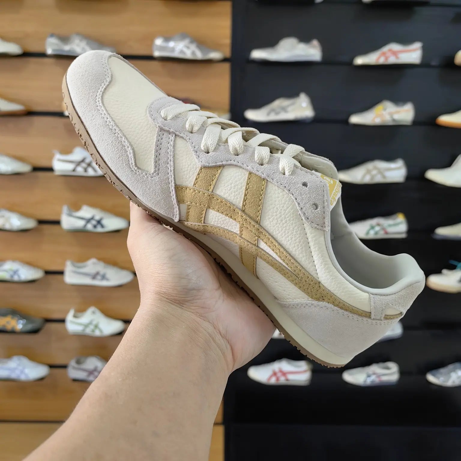 Onitsuka Tiger Serrano VIN Birch Mineral Brown  Mens 7A Premium (D-2041)