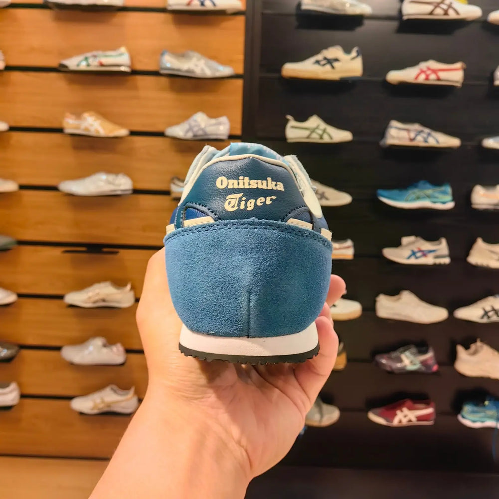Onitsuk_a Tiger Serrano Arctic Sky White Peach  Mens 7A Premium Sneakers D-2019