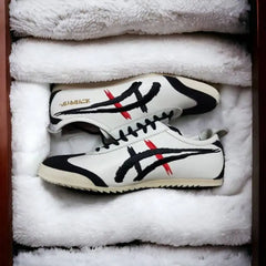 Onitsuk_a Tiger Mexico 66 Deluxe Kabuki  White Black Red  7A Premium (D-1661 P-1)