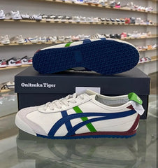 Onitsuk_a Tiger Mexico 66 Blue Green White  Girls 7A Premium First Copy D-1836