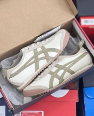 Onitsuk_a Tiger Mexico 66  White Beige Girls Premium First Copy D-1861