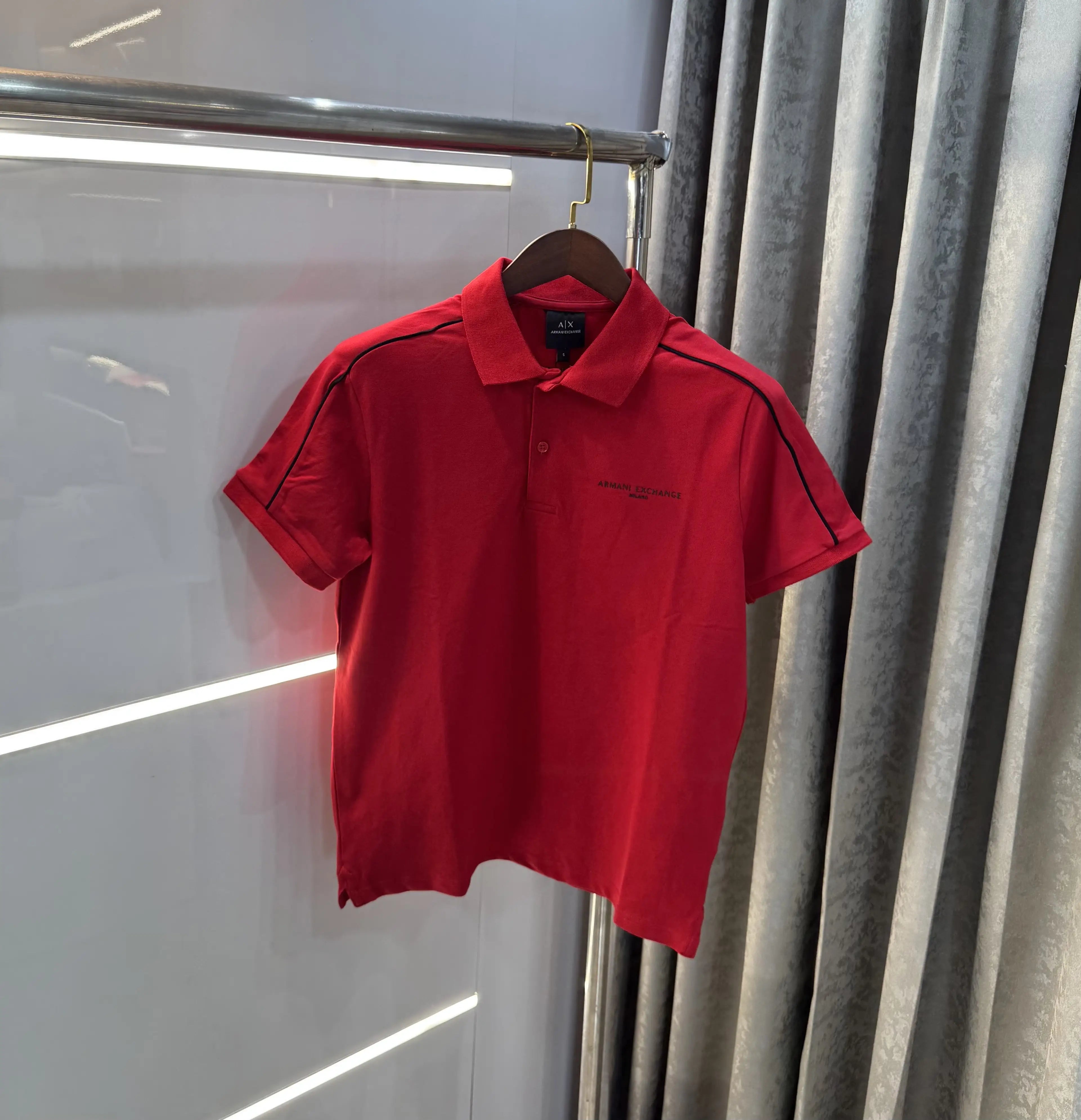 Arman i Exchange Red Logo Work Premium Polo T-Shirt
