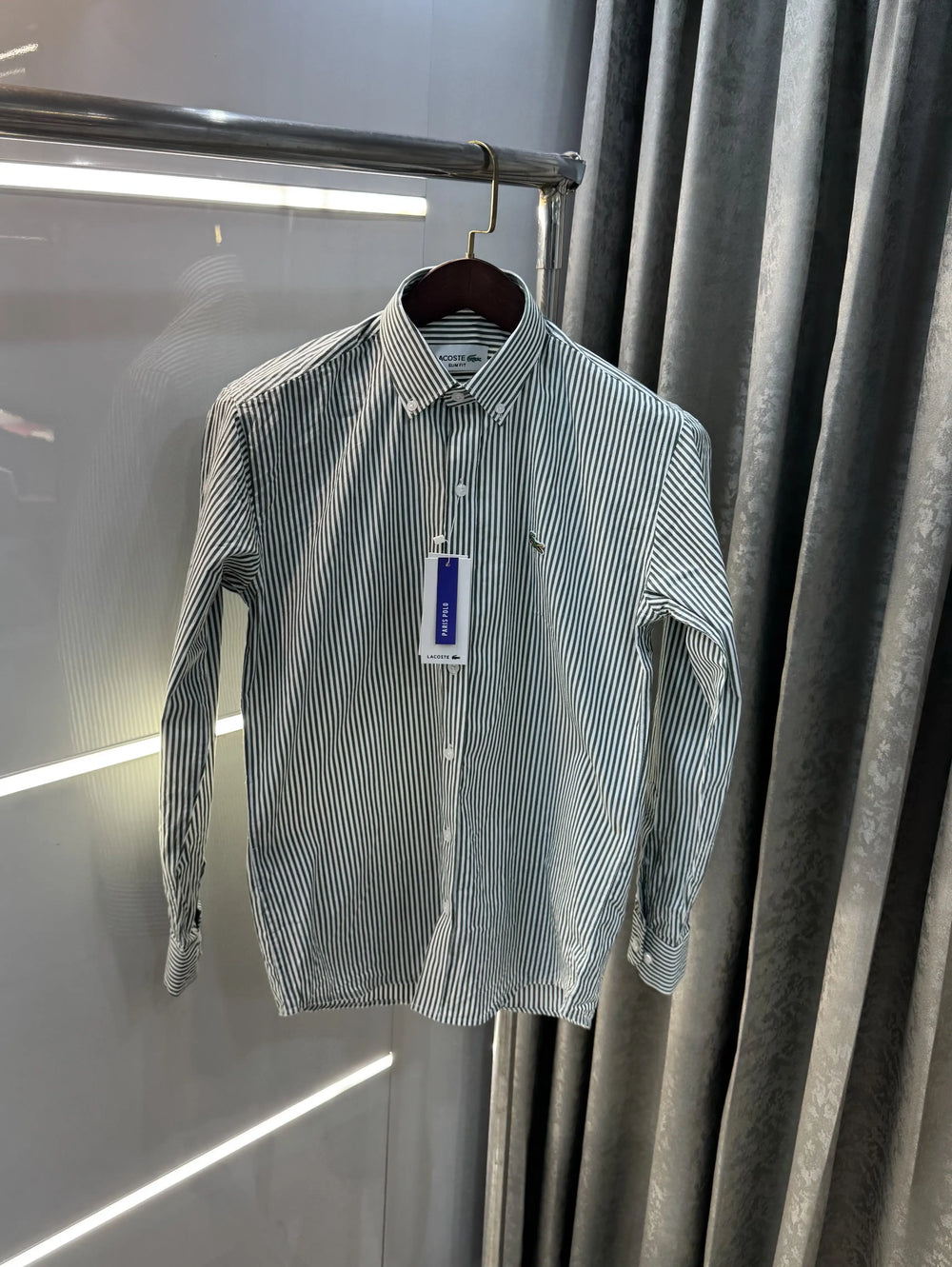 Lacoste Green Stripes Premium Shirt