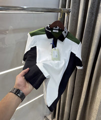 Burberr y White Embroidery Logo  Premium Classic Polo T-Shirt