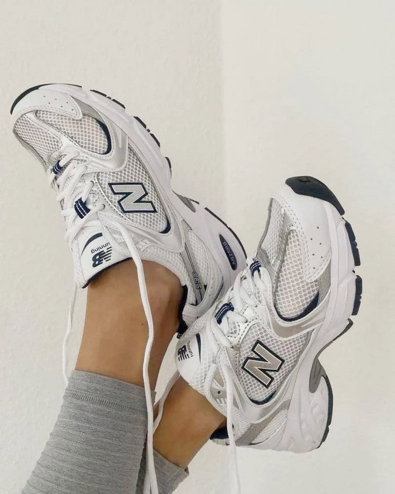 New Balance 530 White Navy Womens