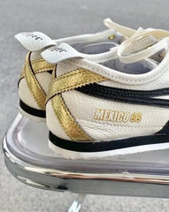 Onitsuka Tiger MEXICO 66 Cream Gold Black 1st Leather Quality Fixxx